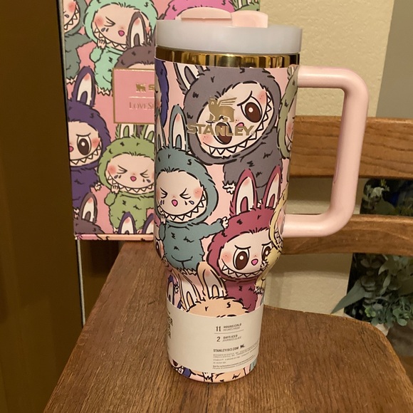 Stanley Other - STANLEY x LOVESHACKFANCY x Labubu Collab QUENCHER H2.0 TUMBLER 40 Oz Bundle NIB